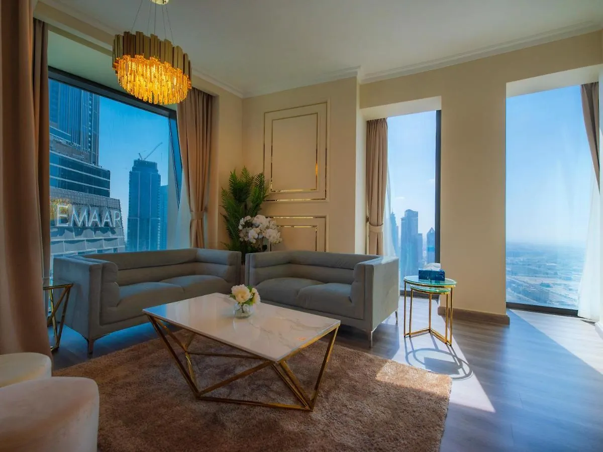 Apartment First Class 3Br With Full Burj Khalifa And Fountain View Dubai